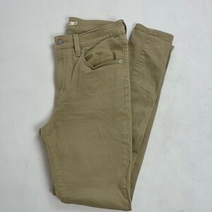 Levi’s 721 High Rise Skinny Jeans – Beige (Safari) – Size 30